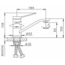 Смеситель для кухни FRAP H45 F454 белый/хром Ф35 F4545